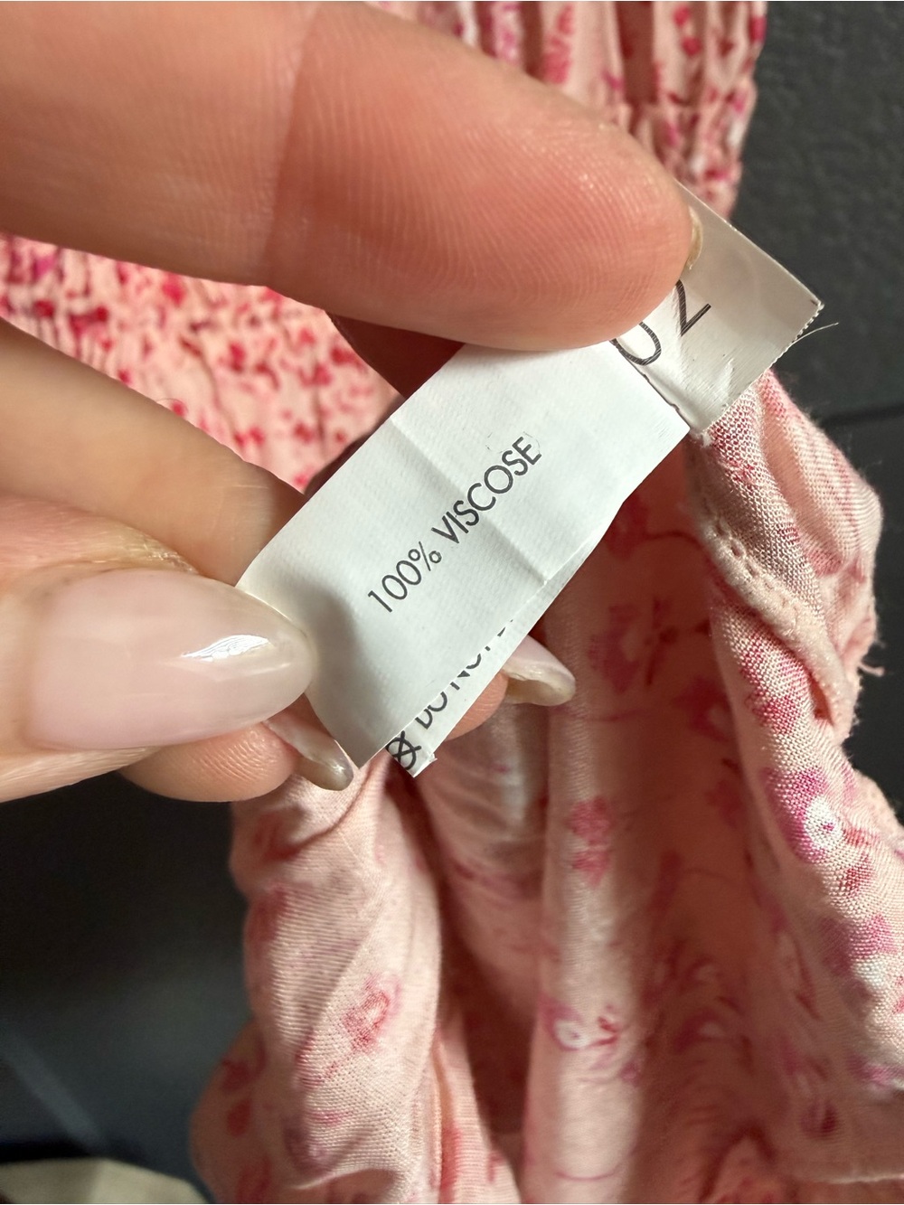 POUPETTE ST BARTH • Mini Clara dress pink floral - Size small sleeveless - Picture 9 of 9